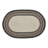 Floral Vine Jute Oval Rug Welcome 20x30