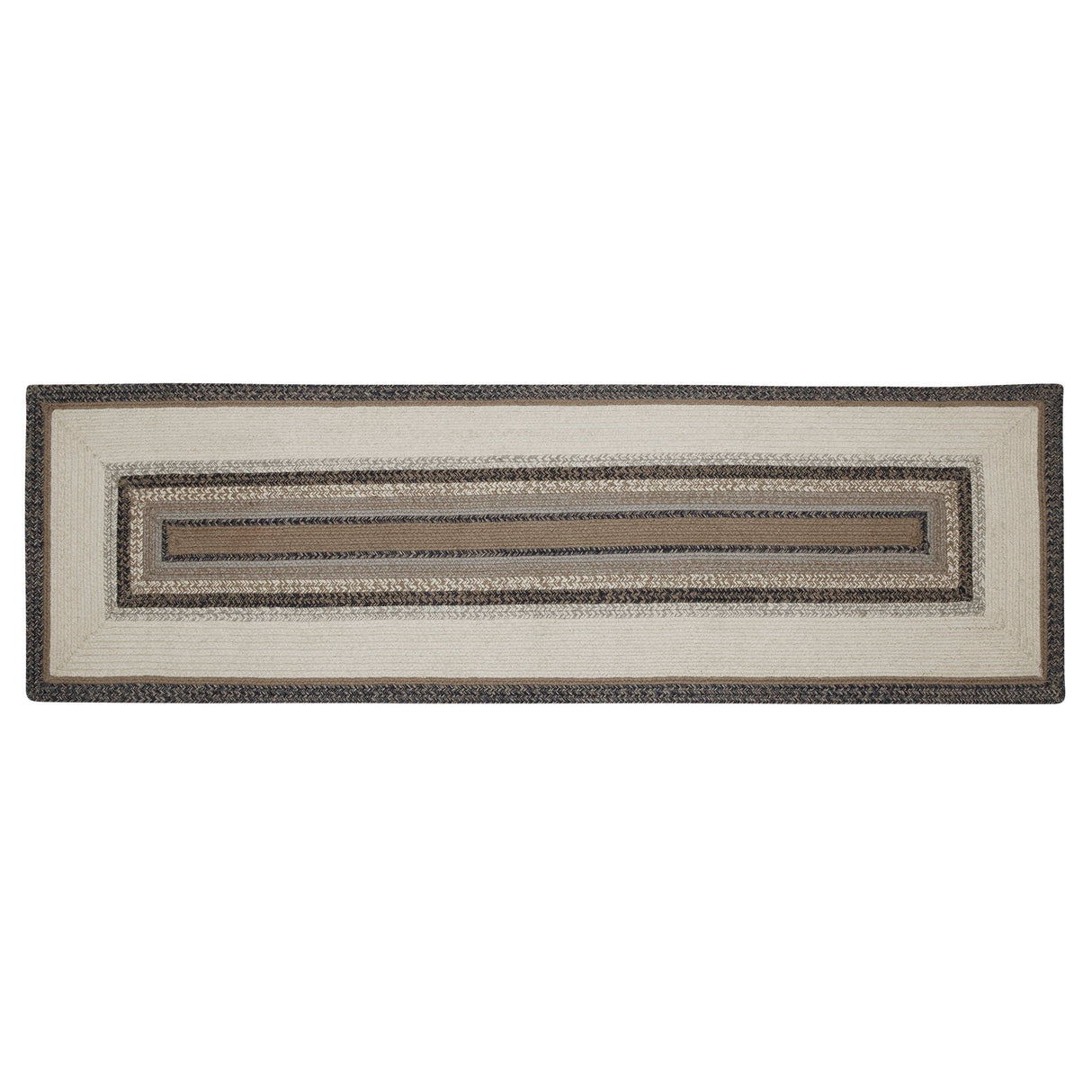 Floral Vine Jute Rug/Runner Rect w/ Pad 24x78