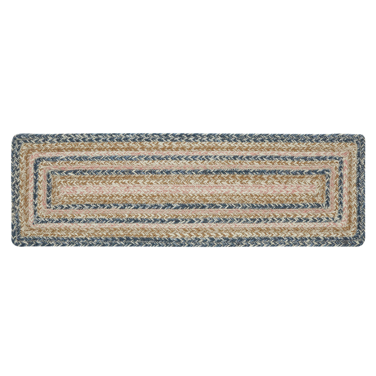 Kaila Jute Stair Tread Rect Latex 8.5x27