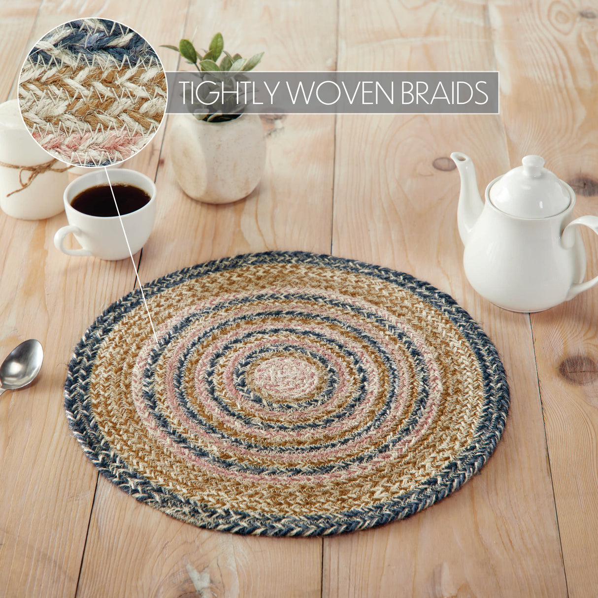 Kaila Jute Trivet 15, Set of 3