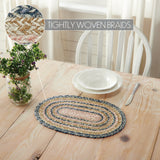 Kaila Jute Oval Placemat 10x15, 4 Pack 4 Pack