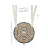 Kaila 15 Inch Jute Chair Pad