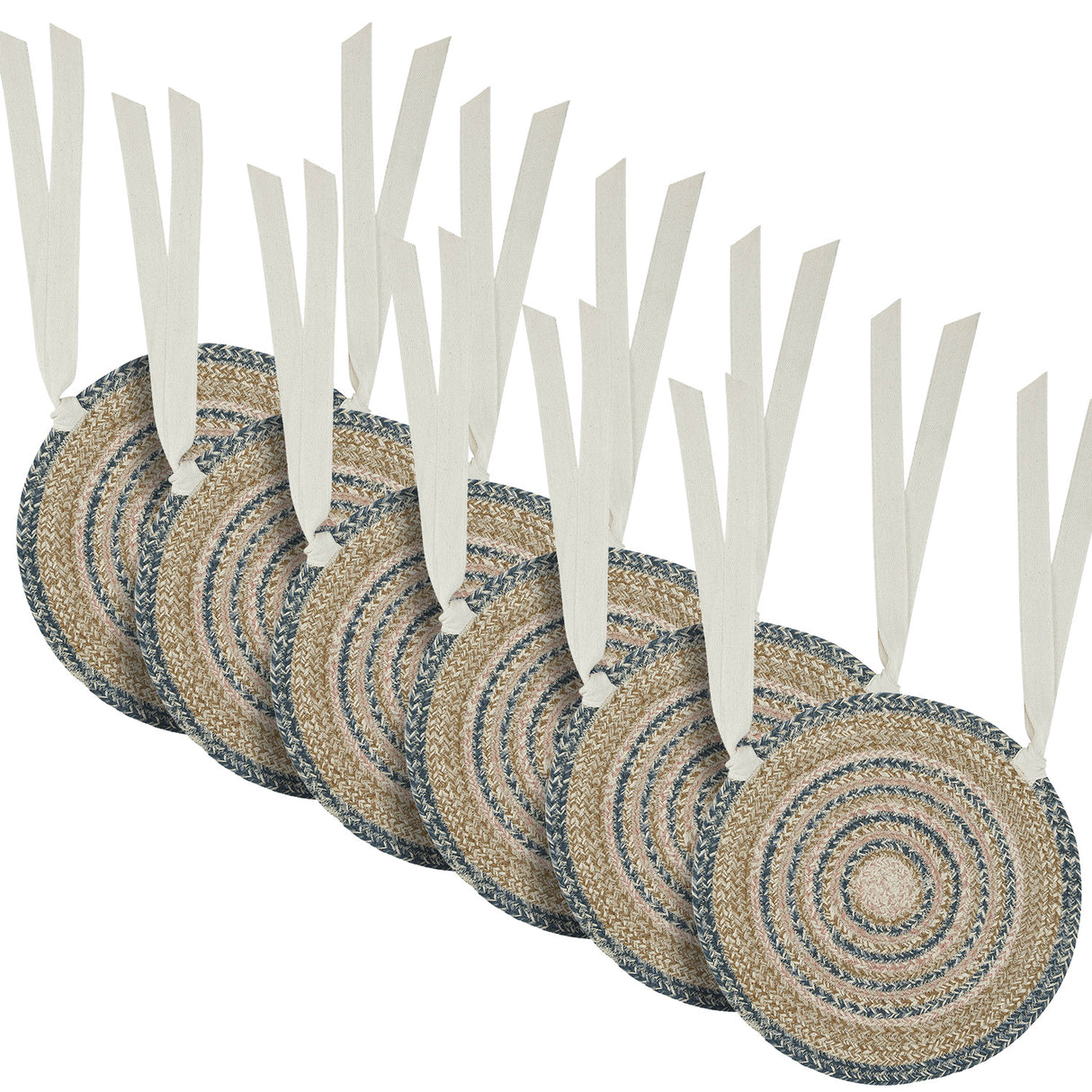 Kaila 15 Inch Jute Chair Pad