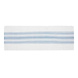 Antique White Stripe Blue Indoor/Outdoor Runner 12x36