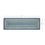 Jolie Jute Stair Tread Rect Latex 8.5x27, Set of 7