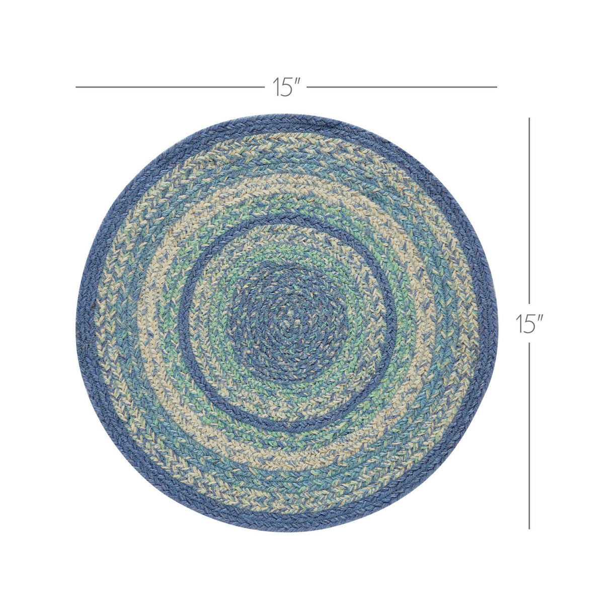 Jolie Jute Trivet 15 inch Diameter Set of 3