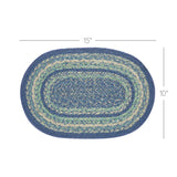 Jolie Jute Oval Placemat 10x15, 6 Pack 6 Pack