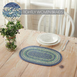 Jolie Jute Oval Placemat 10x15, 4 Pack 4 Pack
