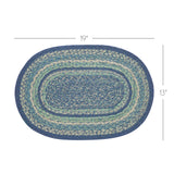 Jolie Jute Oval Placemat 13x19, 12 Pack 12 Pack