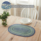 Jolie Jute Oval Placemat 13x19, 4 Pack 4 Pack