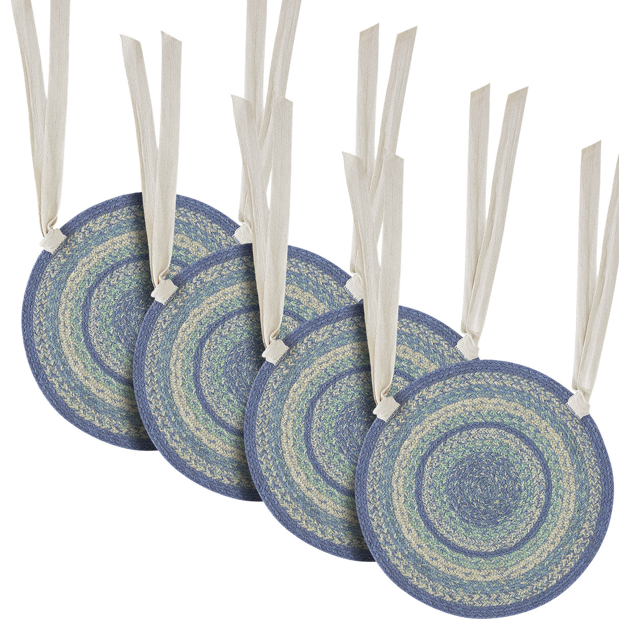 Jolie 15 Inch Jute Chair Pad