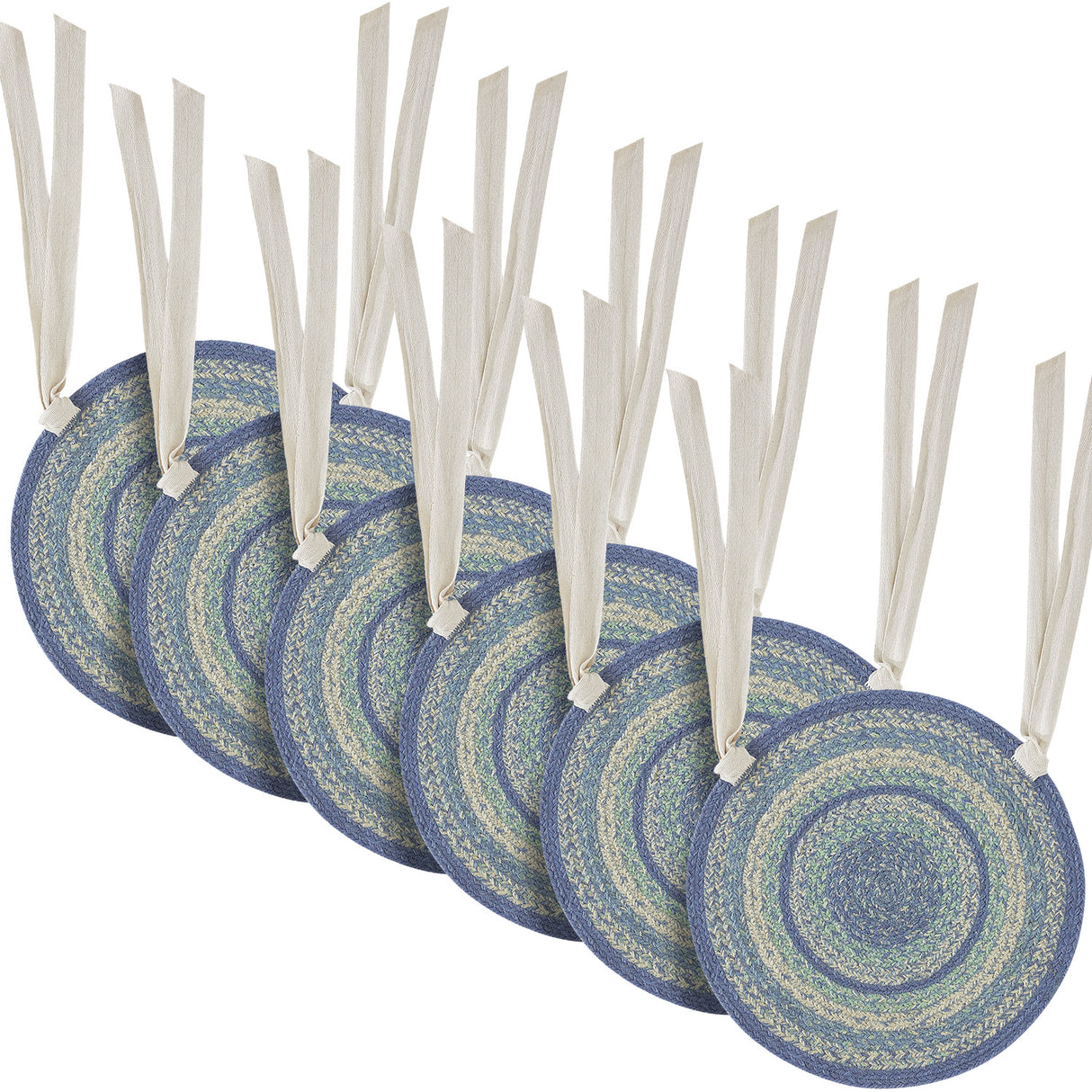 Jolie 15 Inch Jute Chair Pad