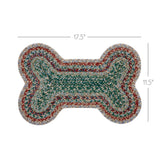 Multi Indoor/Outdoor Small Bone Rug 11.5x17.5