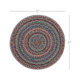 Multi Jute Trivet 15 inch Diameter, Set of 3