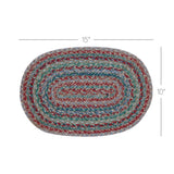 Multi Jute Oval Placemat 10x15, 4 Pack 4 Pack