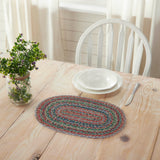 Multi Jute Oval Placemat 10x15, 8 Pack 8 Pack