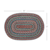 Multi Jute Oval Placemat 13x19, 6 Pack 6 Pack