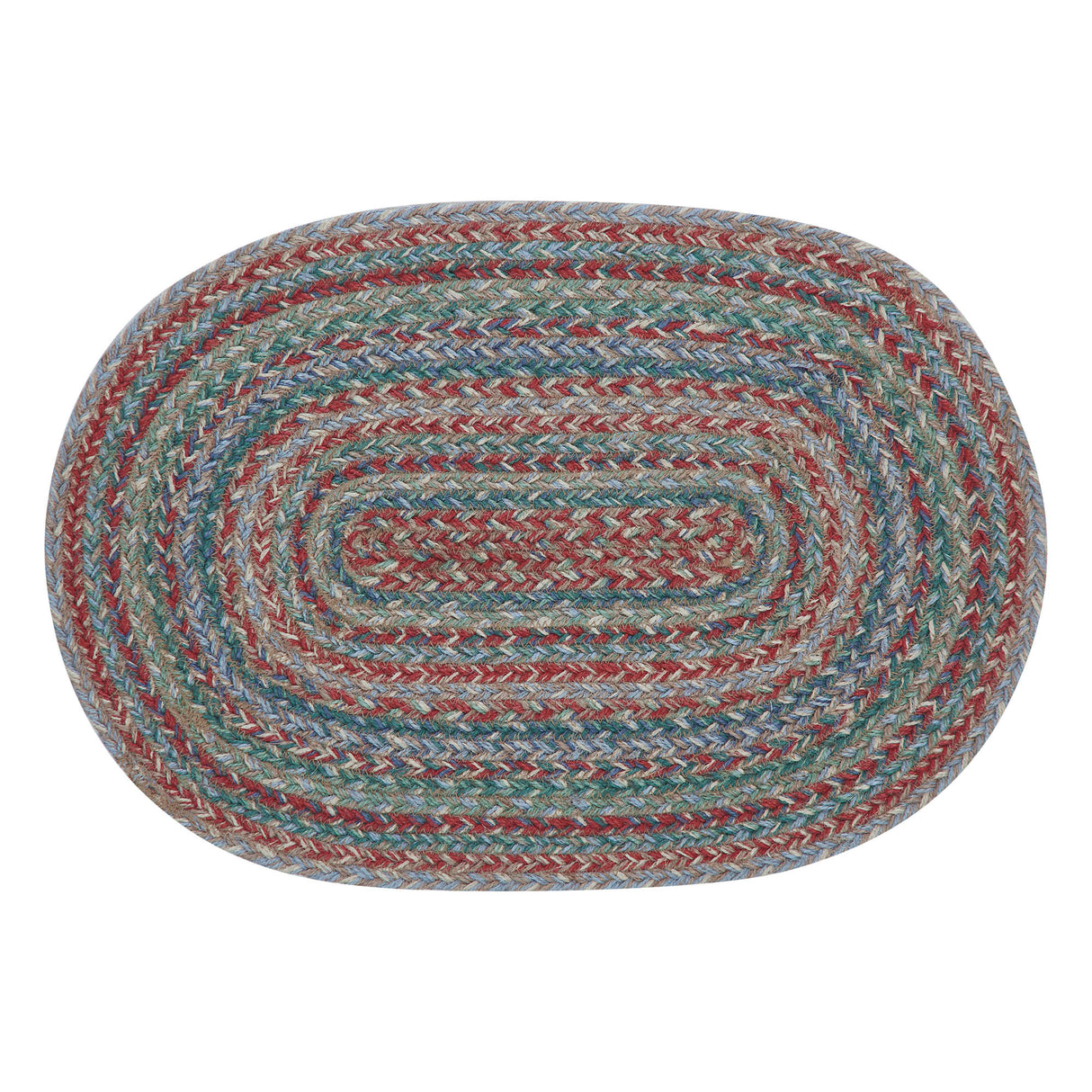 Multi Jute Oval Placemat 13x19, 4 Pack 4 Pack