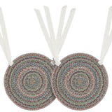 Multi Braided 15 Inch Jute Chair Pad