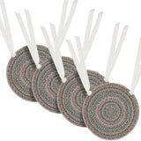 Multi Braided 15 Inch Jute Chair Pad