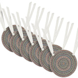 Multi Braided 15 Inch Jute Chair Pad