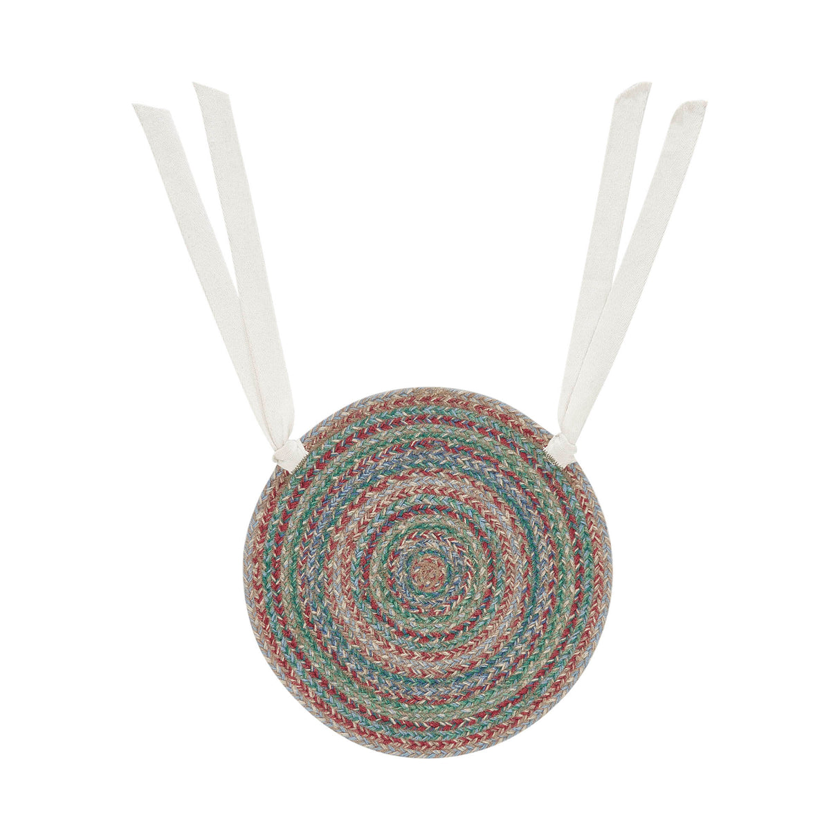 Multi Braided 15 Inch Jute Chair Pad