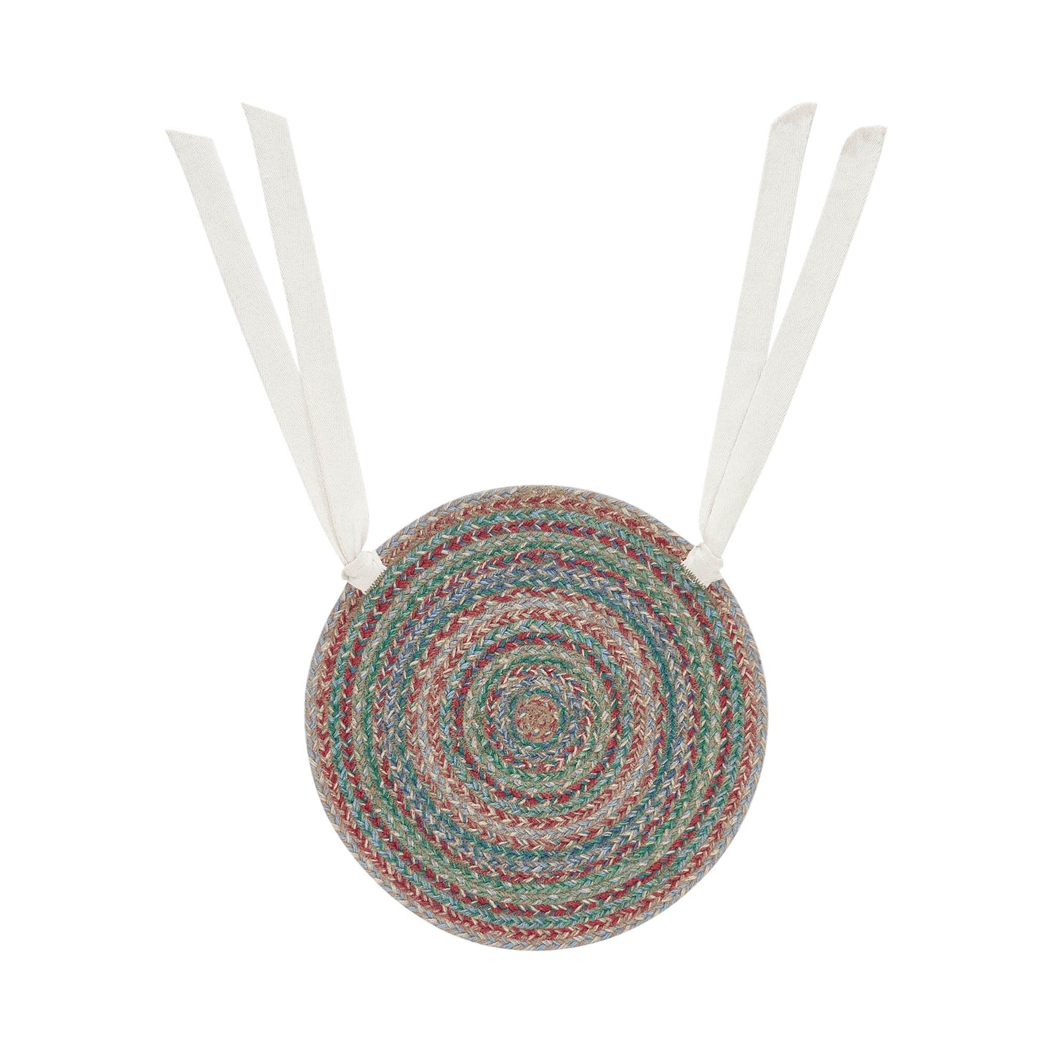 Multi Braided 15 Inch Jute Chair Pad