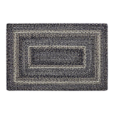 Sawyer Mill Black White Jute Rug Rect 20x30