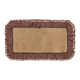 VHC Brands Beckham Burgundy 2pc Bathhmat Set, 20x30 and 27x48