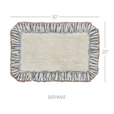 VHC Brands Kaila Creme 2pc Bathhmat Set, 20x30 and 27x48