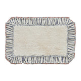 VHC Brands Kaila Creme 2pc Bathhmat Set, 20x30 and 27x48