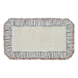 VHC Brands Kaila Creme 2pc Bathhmat Set, 20x30 and 27x48