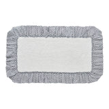 VHC Brands Sawyer Mill Black 2pc Bathhmat Set, 20x30 and 27x48