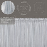 Sawyer Mill Blue Ticking Stripe Blackout Panel 84x40