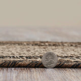 Espresso Indoor/Outdoor Small Bone Rug 11.5x17.5