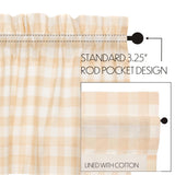 Annie Buffalo Tan Check Swag Set of 4 36x36x16