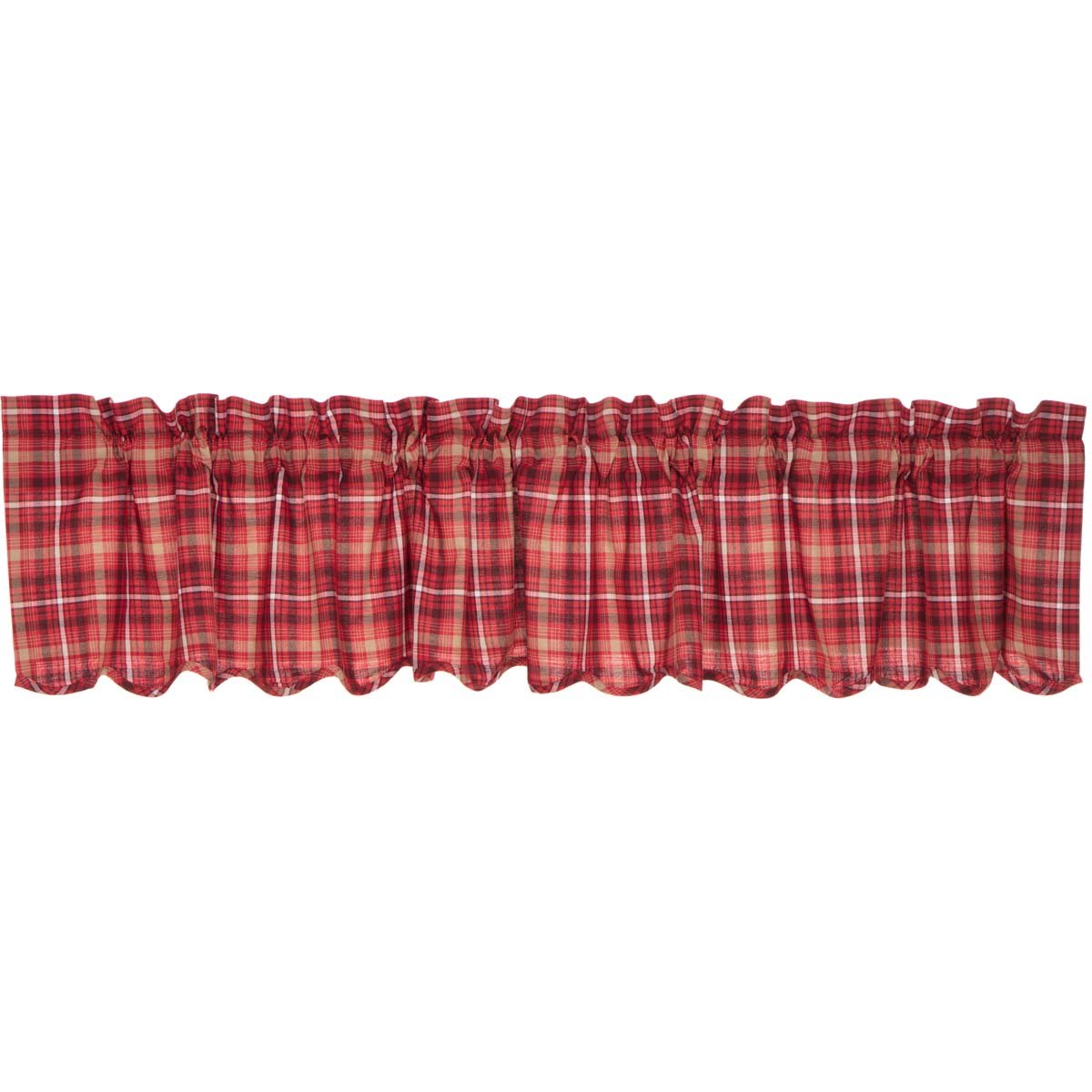 Braxton Scalloped Valance Set of 2 16x90