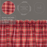 Braxton Scalloped Valance Set of 2 16x90