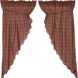 Parker Scalloped Prairie Short Panel Set of 4 63x36x18
