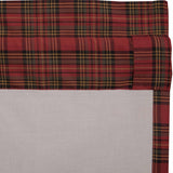 Tartan Red Plaid Tier Set of 4 L36xW36