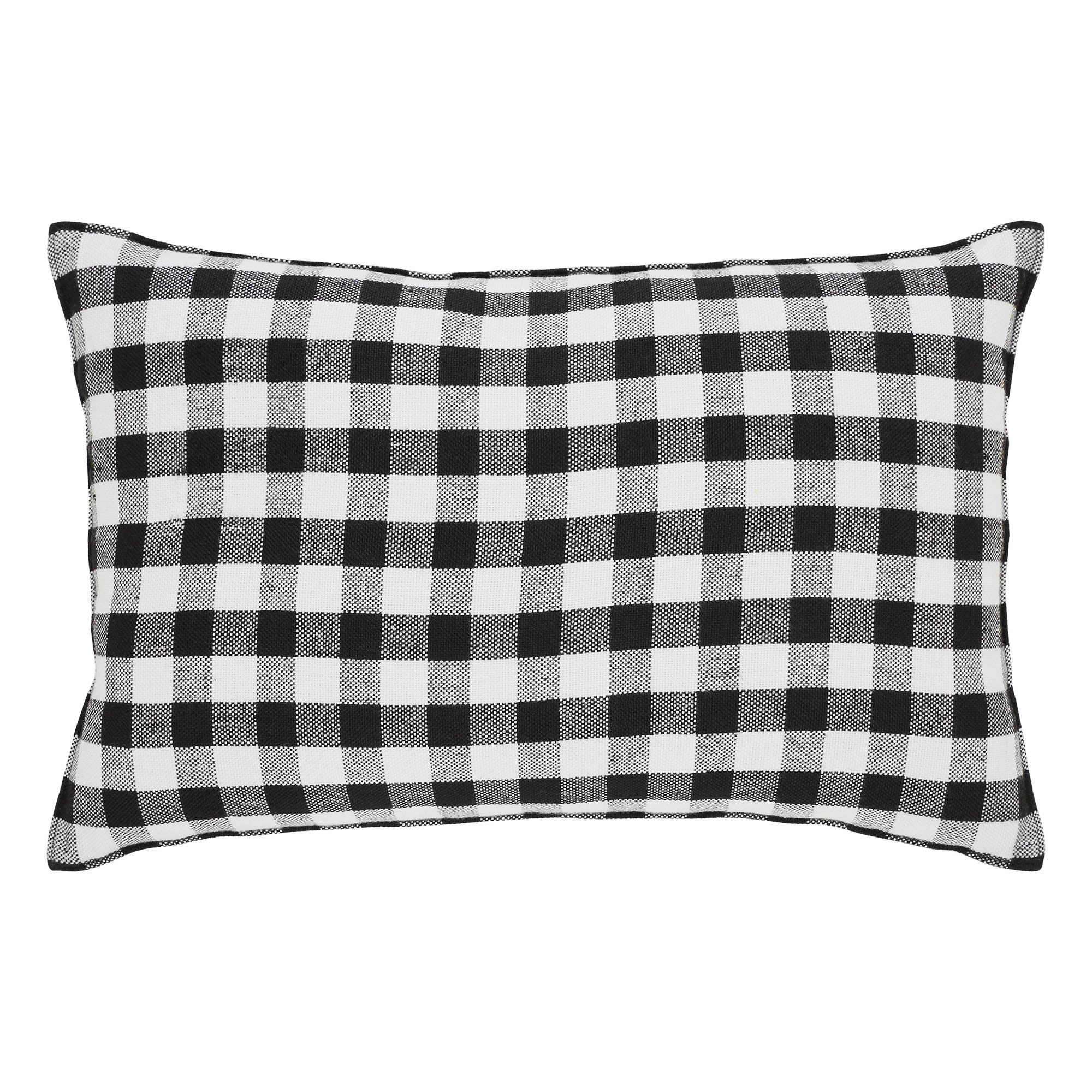 Annie Black Check Pumpkin Patch Pillow - Thumbnail 5
