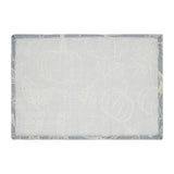 Silhouette Pumpkin Grey Placemat Set of 2 13x19