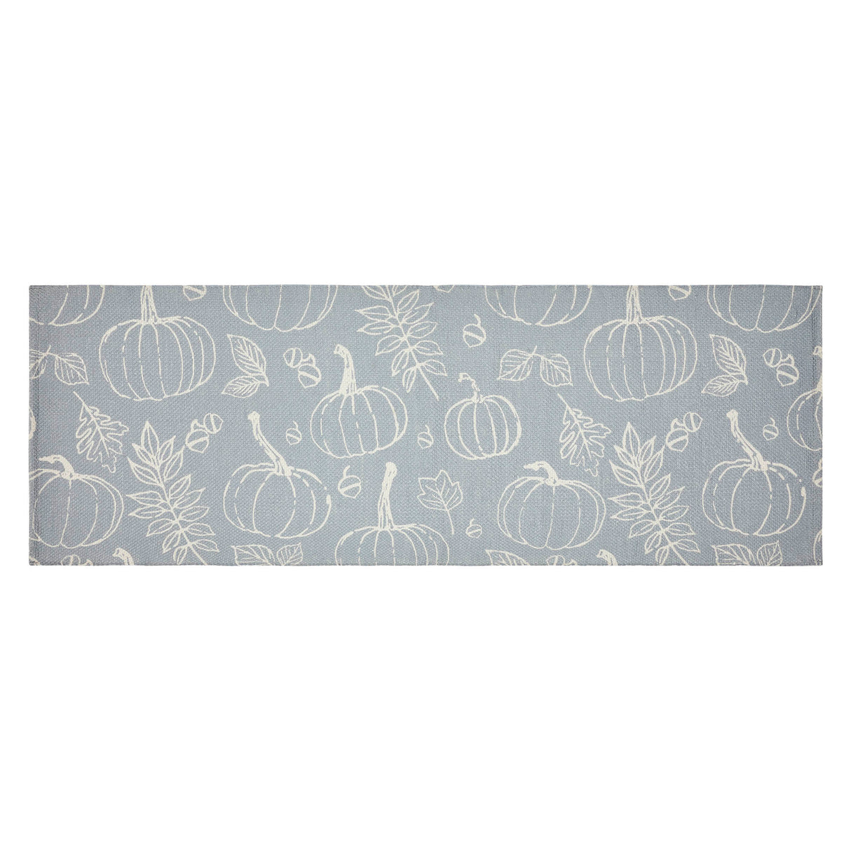 Silhouette Pumpkin Grey Indoor/Outdoor Rug Rect 17x48