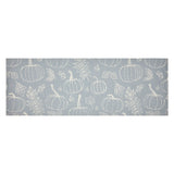 Silhouette Pumpkin Grey Indoor/Outdoor Rug Rect 17x48