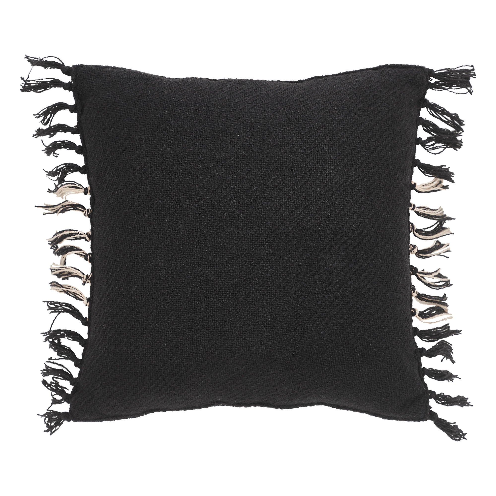 Eston Black Tan Plaid Pillow 12x12 – VHC Brands Home Decor