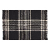Eston Black Tan Plaid Placemat Set of 2 13x19, 6 Pack 12 Pack