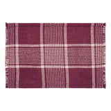 Eston Burgundy Tan Plaid Placemat Set of 2 13x19, 4 Pack 8 Pack