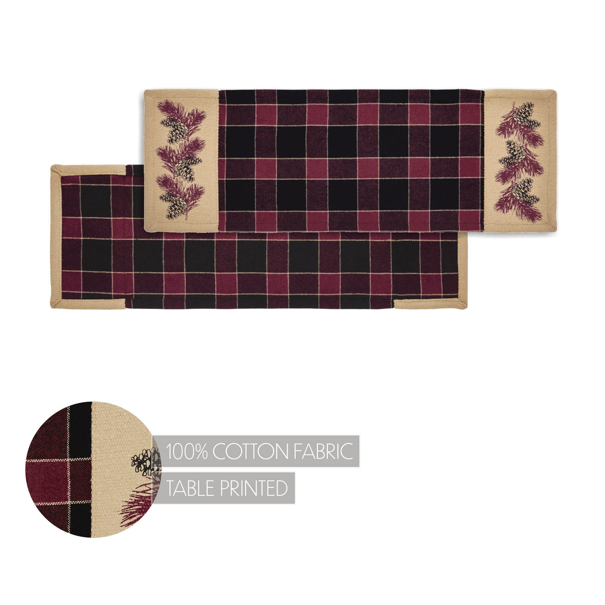 Connell Pinecone Runner 8x24