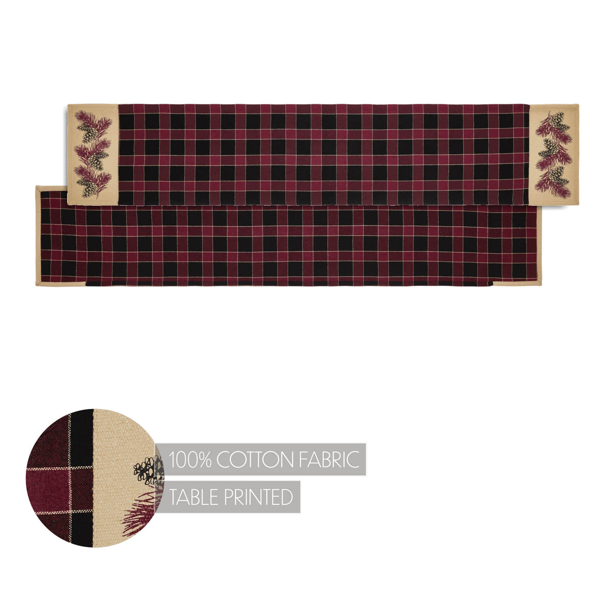 Connell Pinecone Runner 12x60