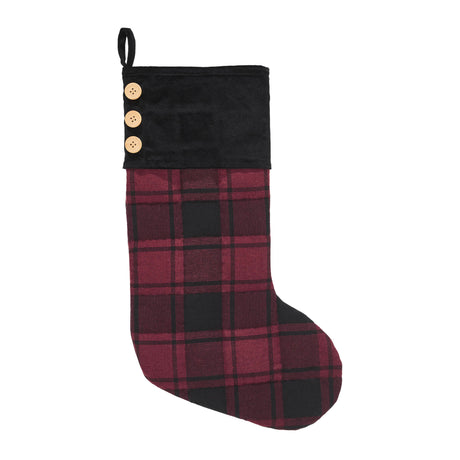 84106-Cumberland-Red-Black-Plaid-Stocking-12x20-image-2